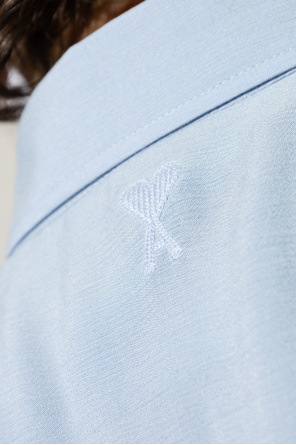 logo-embroidered hoodie White Sleeveless shirt
