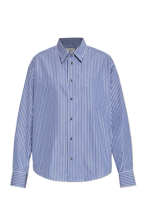 Shirt with stripe pattern