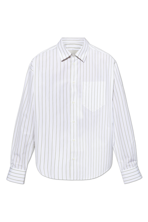 Shirt with a stripe pattern od Ami Alexandre Mattiussi