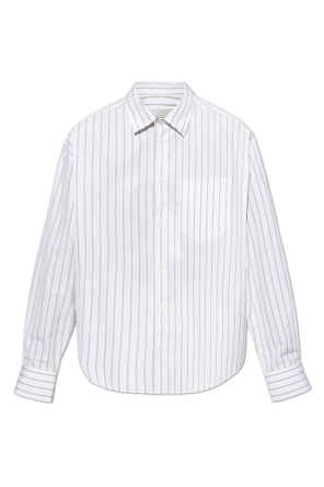 Shirt with a stripe pattern