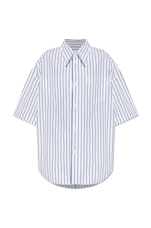 Shirt with striped pattern