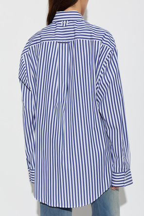 Ami Alexandre Mattiussi Striped cotton shirt