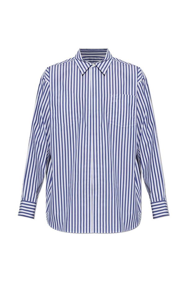Cotton striped shirt od Ami Alexandre Mattiussi