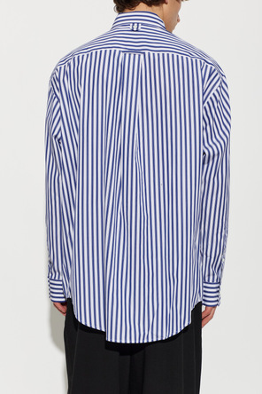 Ami Alexandre Mattiussi Camisa de algodón a rayas