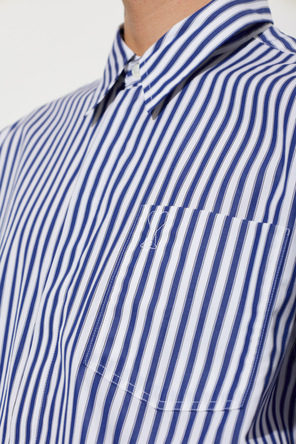 Ami Alexandre Mattiussi Camisa de algodón a rayas