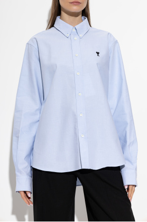 Ami Alexandre Mattiussi Cotton shirt with embroidered logo