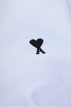 Ami Alexandre Mattiussi Cotton shirt with embroidered logo