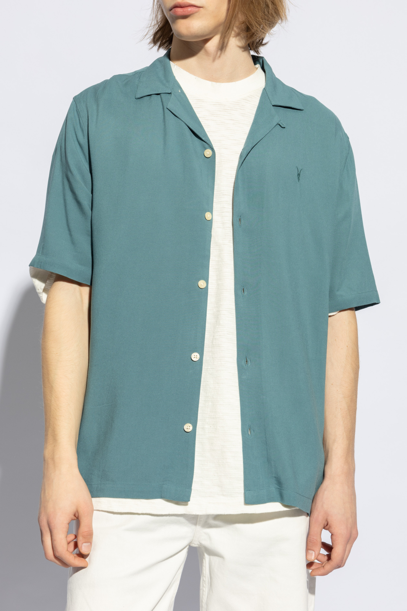 AllSaints 'Venice' shirt with logo