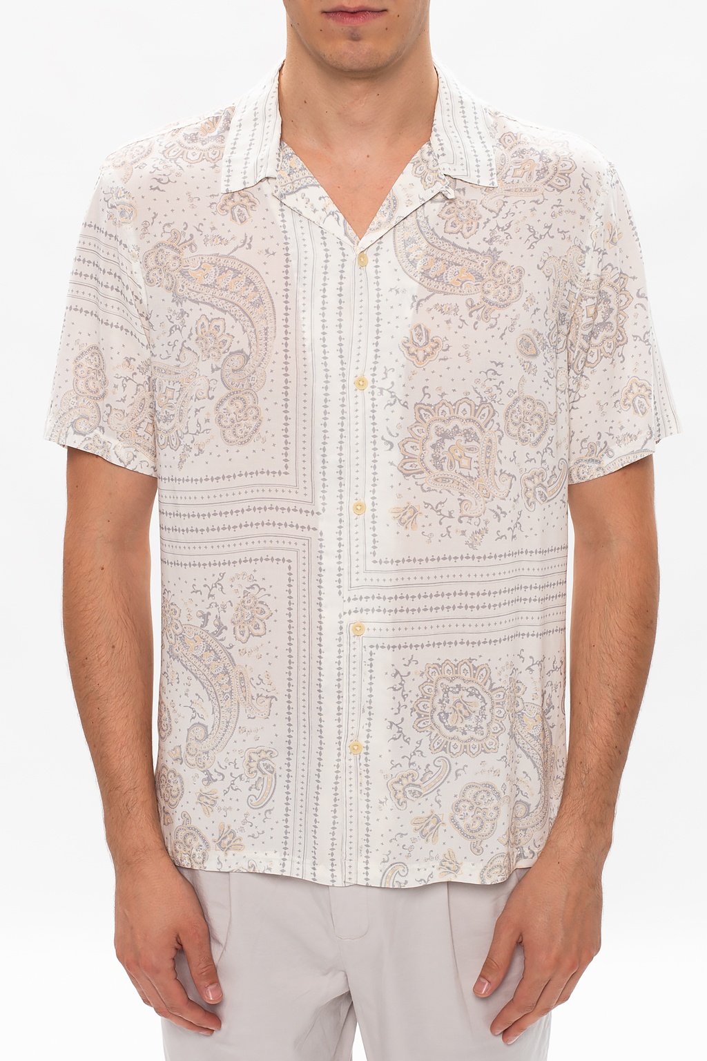 all saints pattern shirt