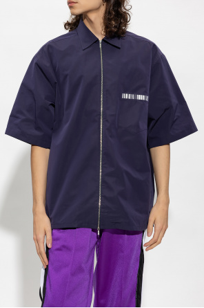 VTMNTS lightweight zip-up shirt jacket Neutrals