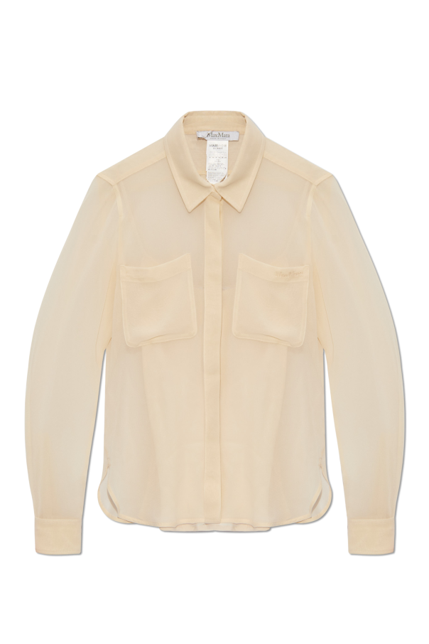 Max Mara Transparent blouse 'Vangolia'