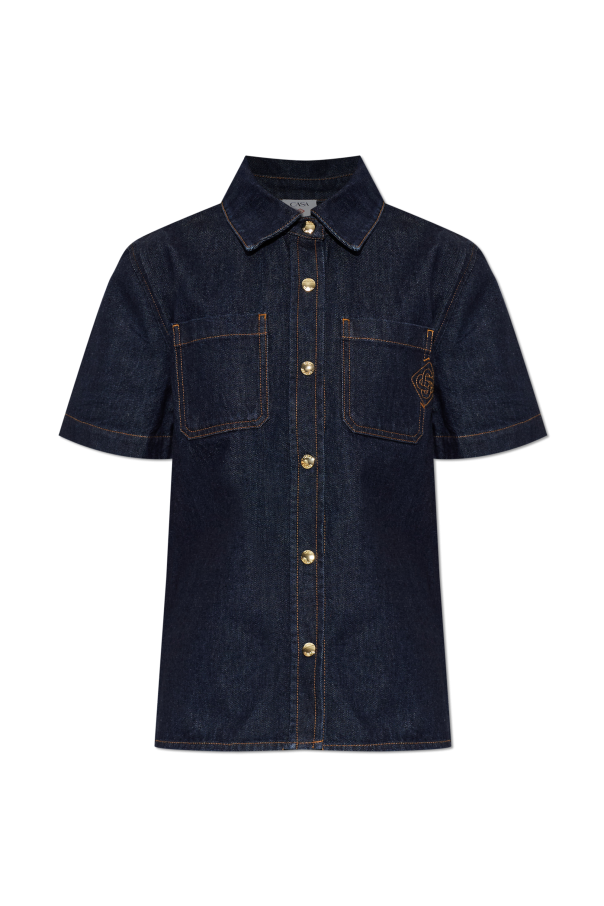 Denim short-sleeve shirt od Casablanca