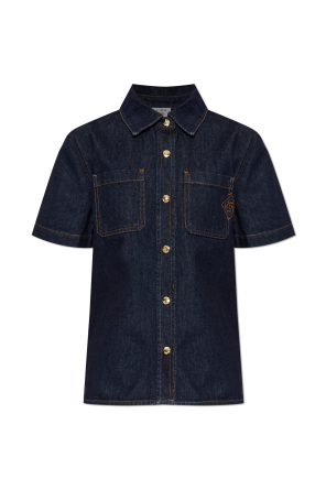 Denim short-sleeve shirt od Casablanca