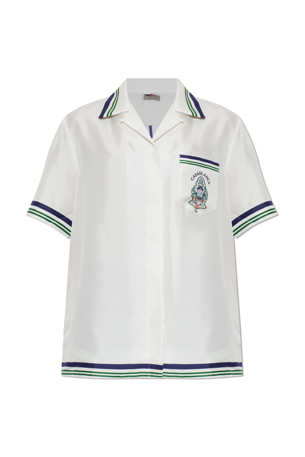 Silk shirt with pocket od Casablanca