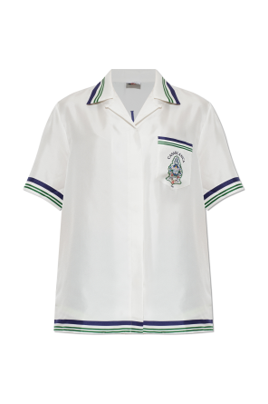 Silk shirt with pocket