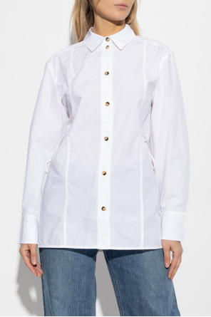 Ganni Shirt with decorative side ties