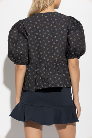 Ganni Shirt with floral motif