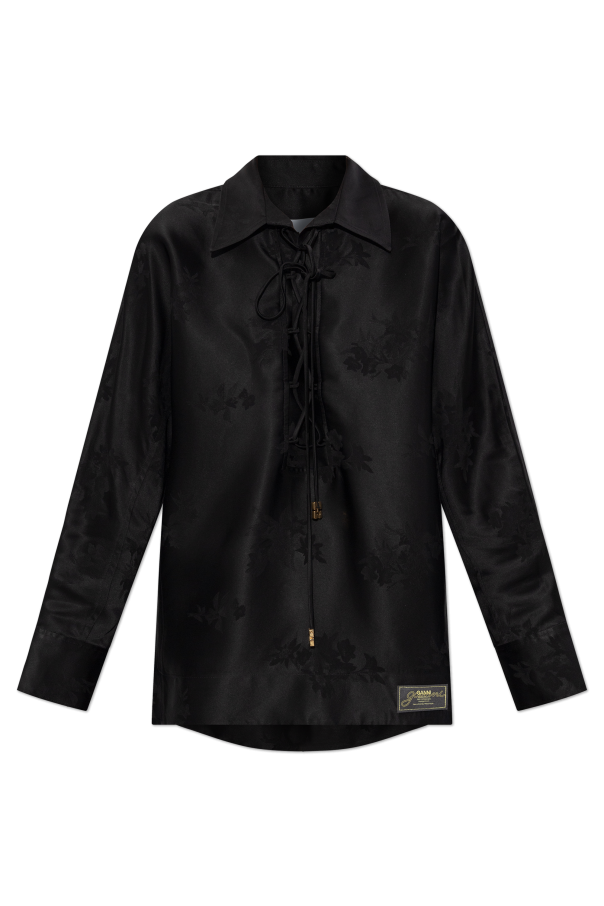 Ganni Top con estampado floral