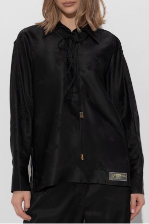 Ganni Top con estampado floral