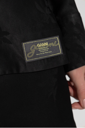 Ganni Top con estampado floral