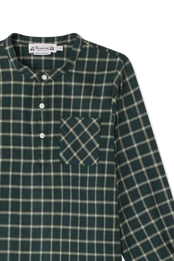 Bonpoint  Shirt with Check Pattern