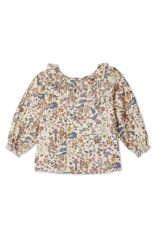 Bonpoint  Shirt with floral motif