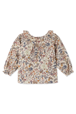 Shirt with floral motif