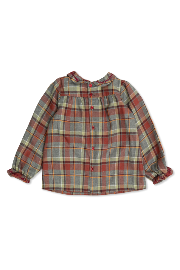 Bonpoint  Shirt with a check pattern
