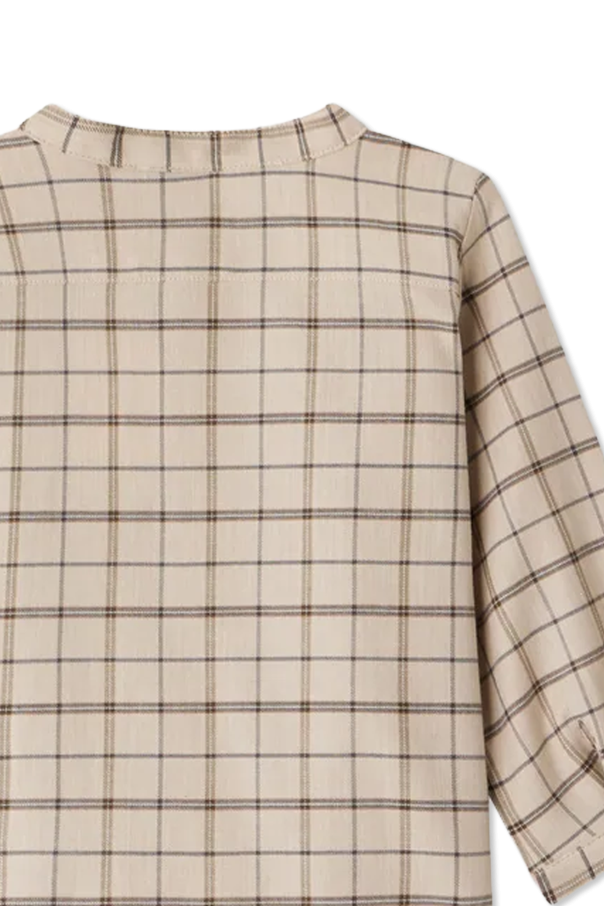 Bonpoint  Top con estampado a cuadros