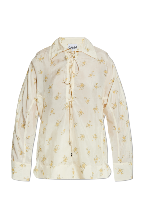 Koszula z motywem kwiatowym