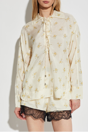 Ganni Shirt with floral pattern