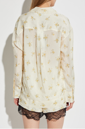 Ganni Shirt with floral pattern