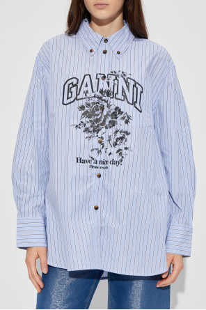 Ganni Camisa con logo
