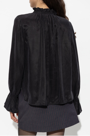 Ganni Camisa con volantes