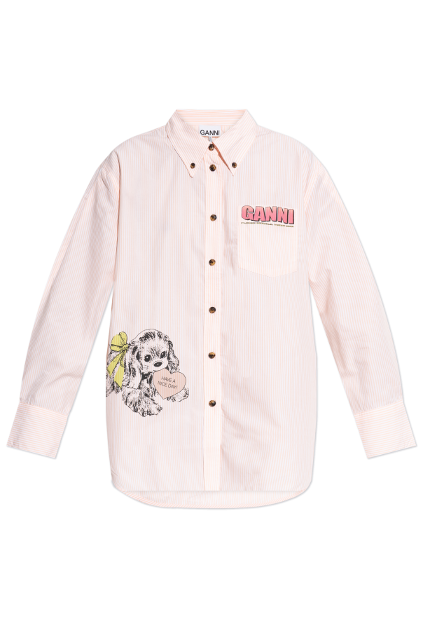 Shirt with pocket od Ganni