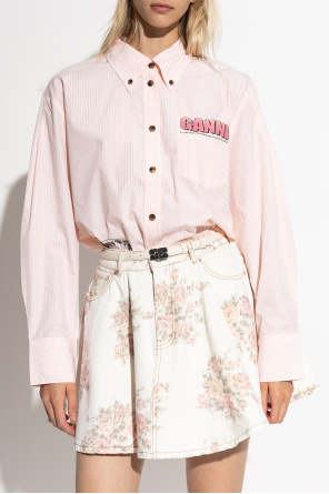 Ganni Hemd mit Tasche