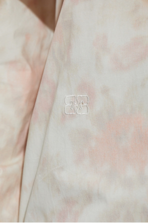 Ganni Camisa con cuello decorativo