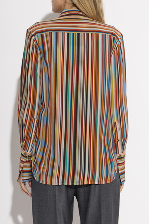 Paul Smith Hedvábná košile s proužky