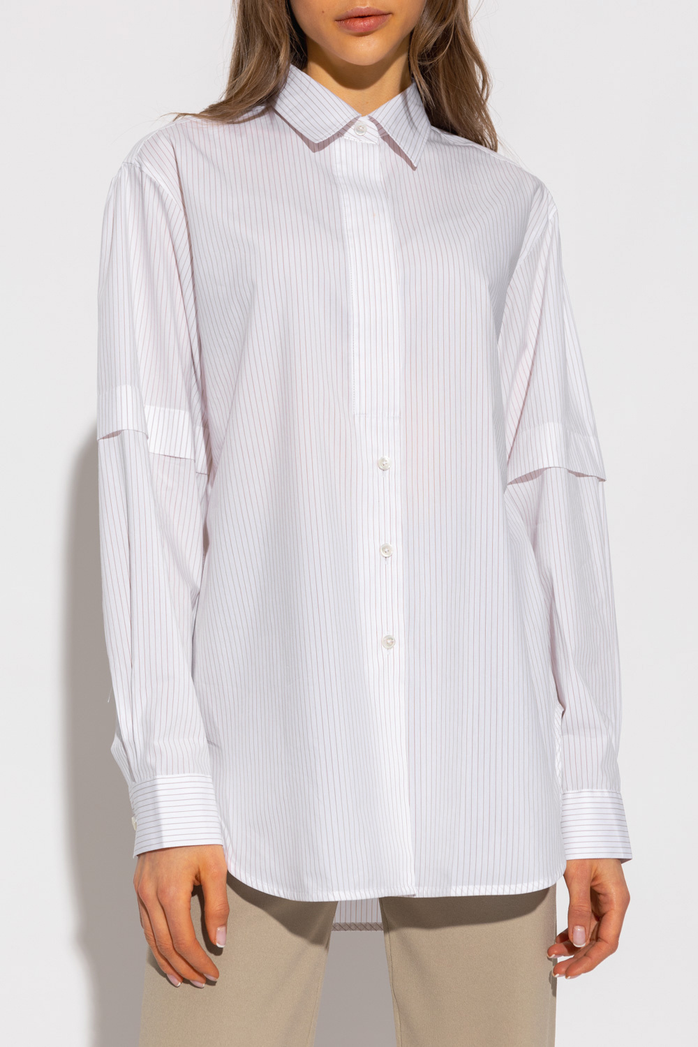 Lemaire Pinstriped shirt