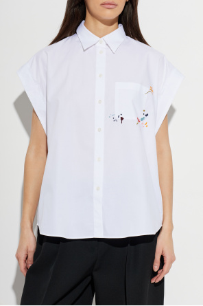 PS Paul Smith Koszula z kolorowym haftem