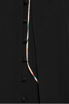 PS Paul Smith Satiniertes Hemd mit dekorativer Bindung