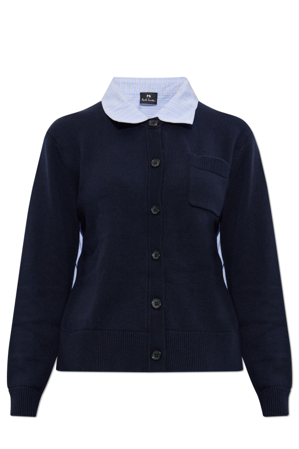 Cardigan made of combined fabrics od PS Paul Smith