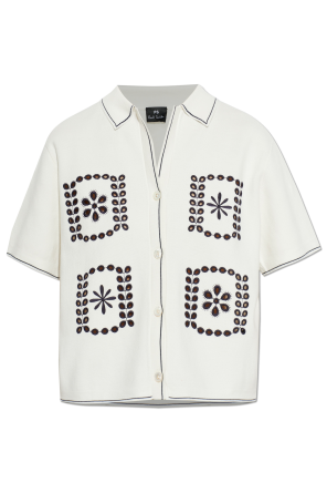 Koszula z ażurowym  haftem od PS Paul Smith