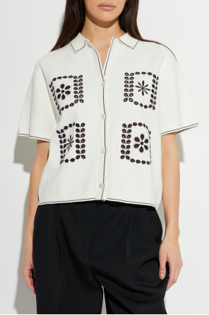 PS Paul Smith Camisa con bordado calado