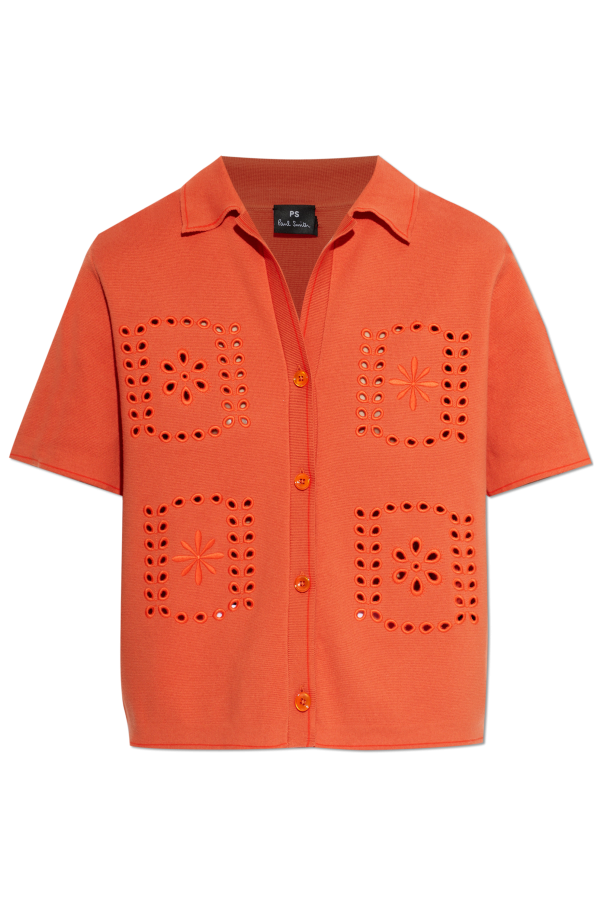 Shirt with openwork embroidery od PS Paul Smith