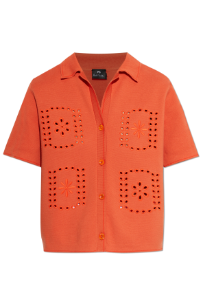 Koszula z ażurowym haftem