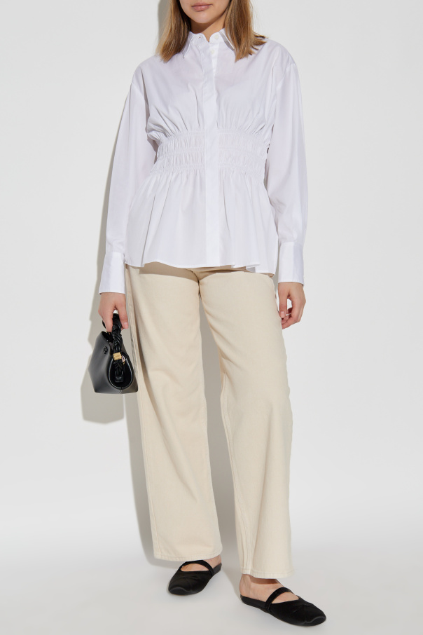 Rag & Bone  Camisa con drapeado en la cintura