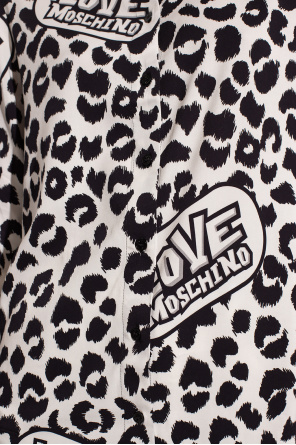 Love Moschino Leopard print Icon shirt