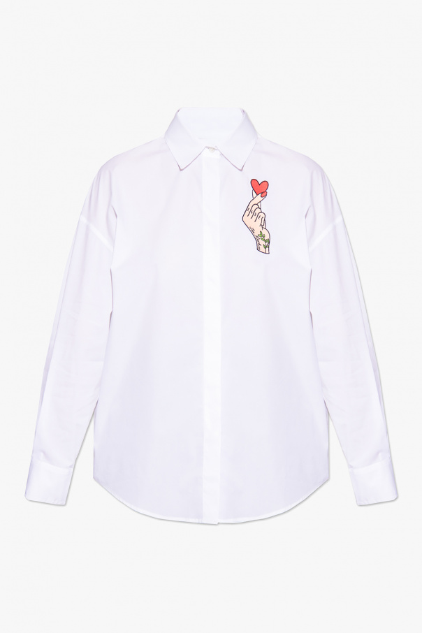 Love Moschino Patched shirt