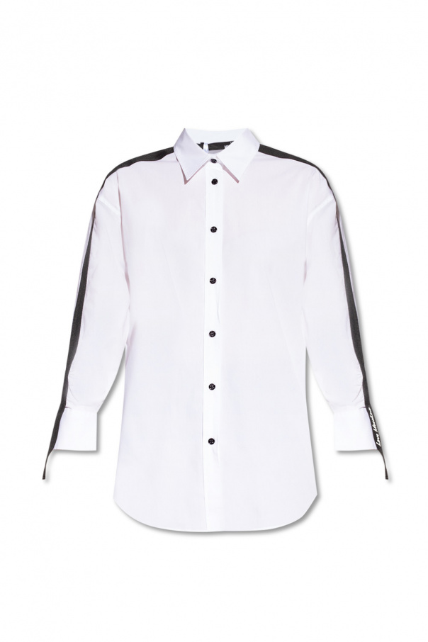 Love Moschino Side-stripe BOSS shirt